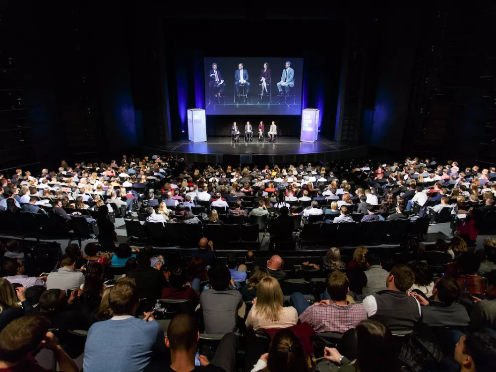 Picture of the Harris Theater stage