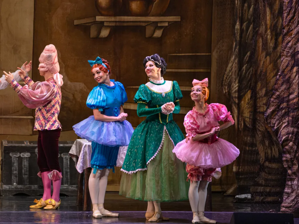 A cast of Cinderella characters