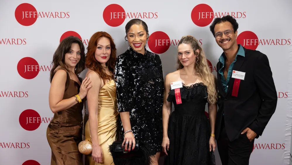 Equity actors at the Jeff Awards ceremony.