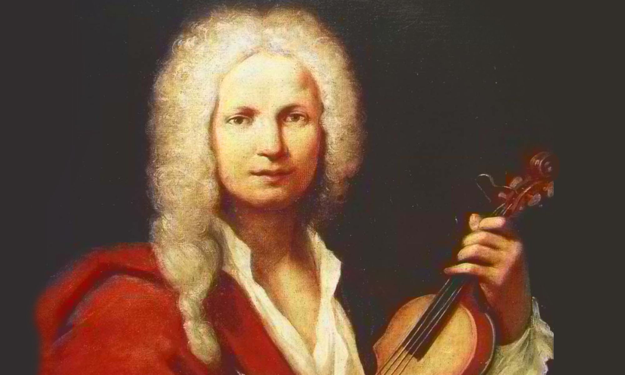 Image of Antonio Vivaldi holding a violin