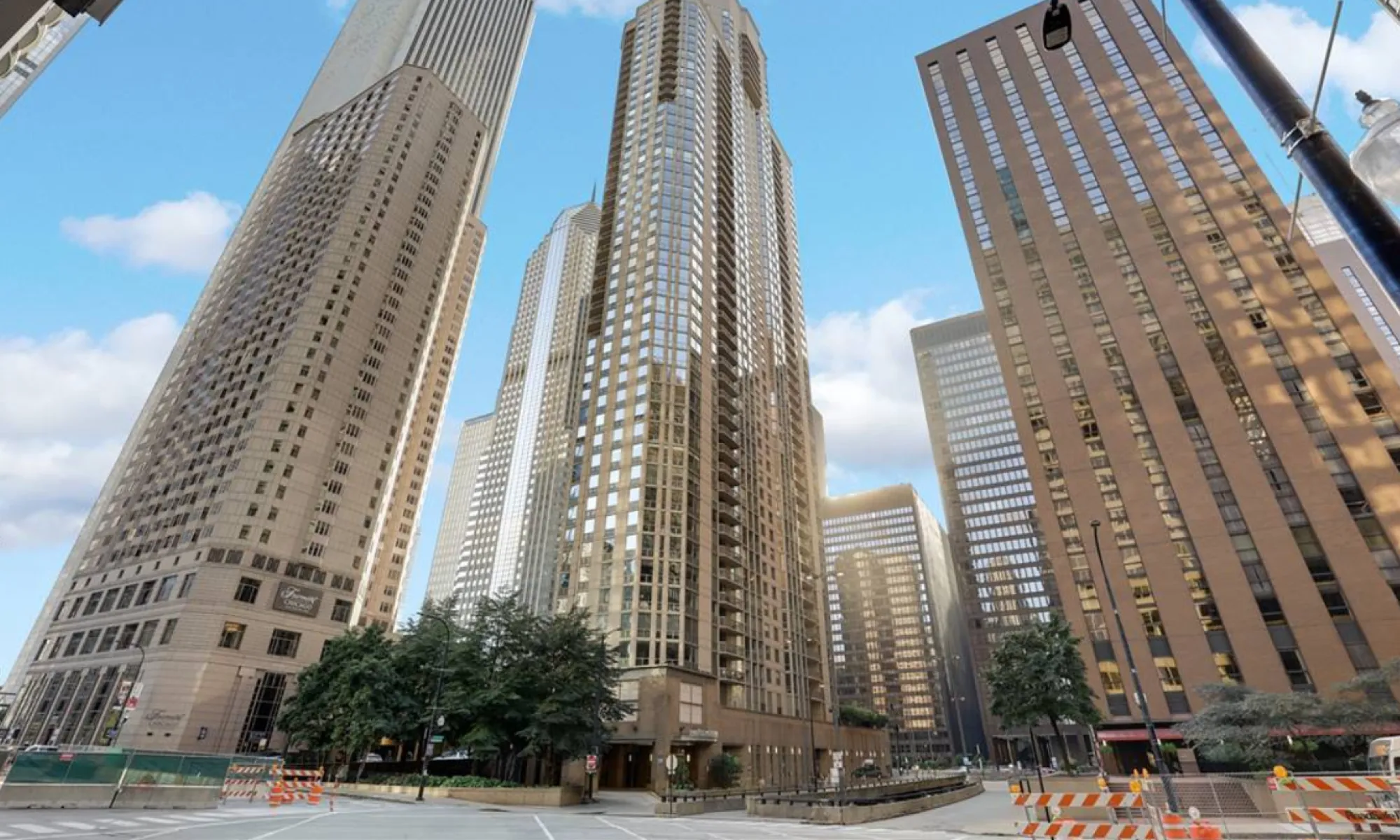 High rise buildings.