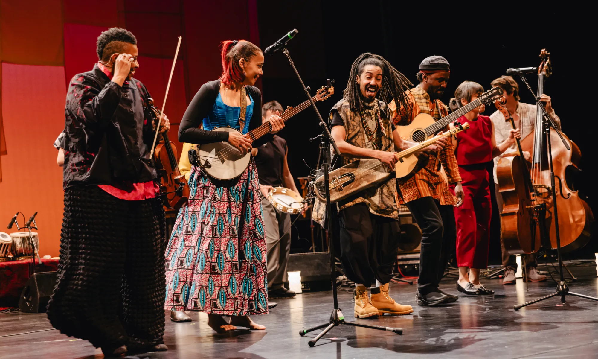 Silkroad Ensemble on the Harris Theater Stage