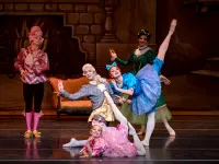 A cast of Cinderella characters