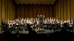 Apollo Chorus performing on the Harris Theater stage
