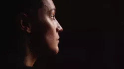 Dancer looking out into the distance