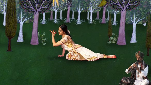 Pranita Nayar representing Ashwaty in the forest