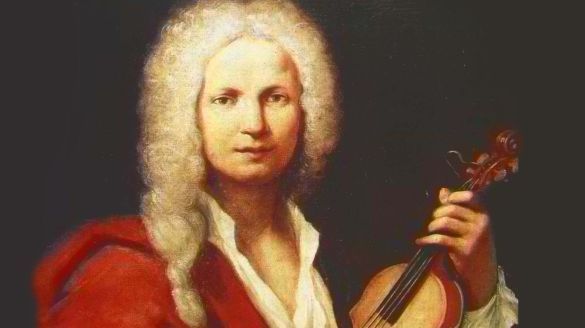 Image of Antonio Vivaldi holding a violin
