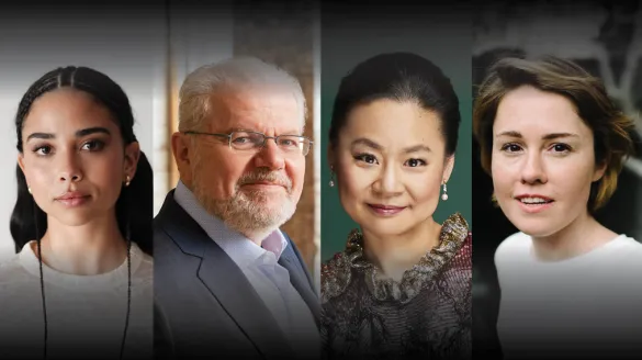 A collage of headshots