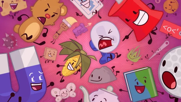 Several cartoon characters 