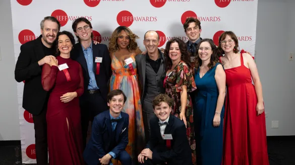 Falsettos Cast at the Equity Jeff Awards