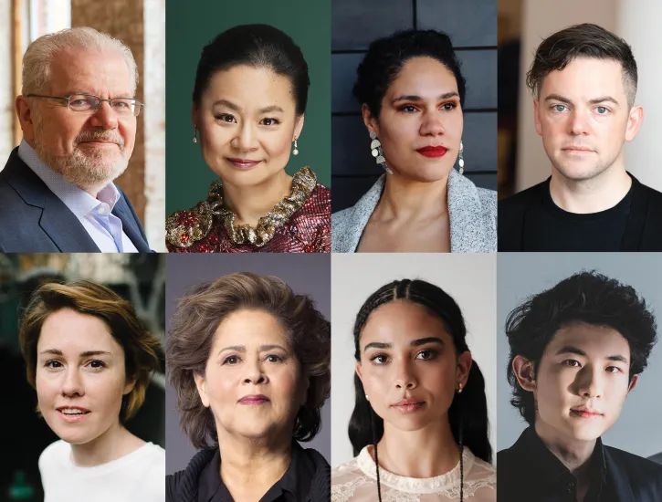 A collage of headshots