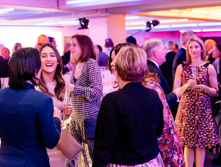 Guests in Lobby Level One at 2024 Gala